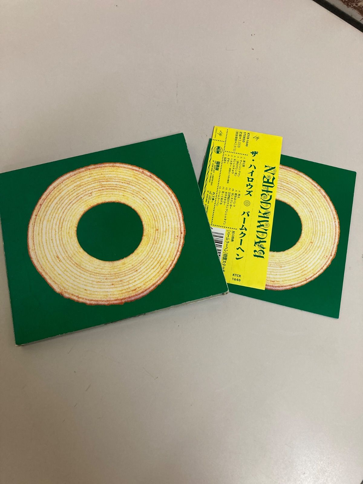 THE HIGH LOWS BAUMKUCHEN ザ•ハイロウズ バウムクーヘン CD アルバム 