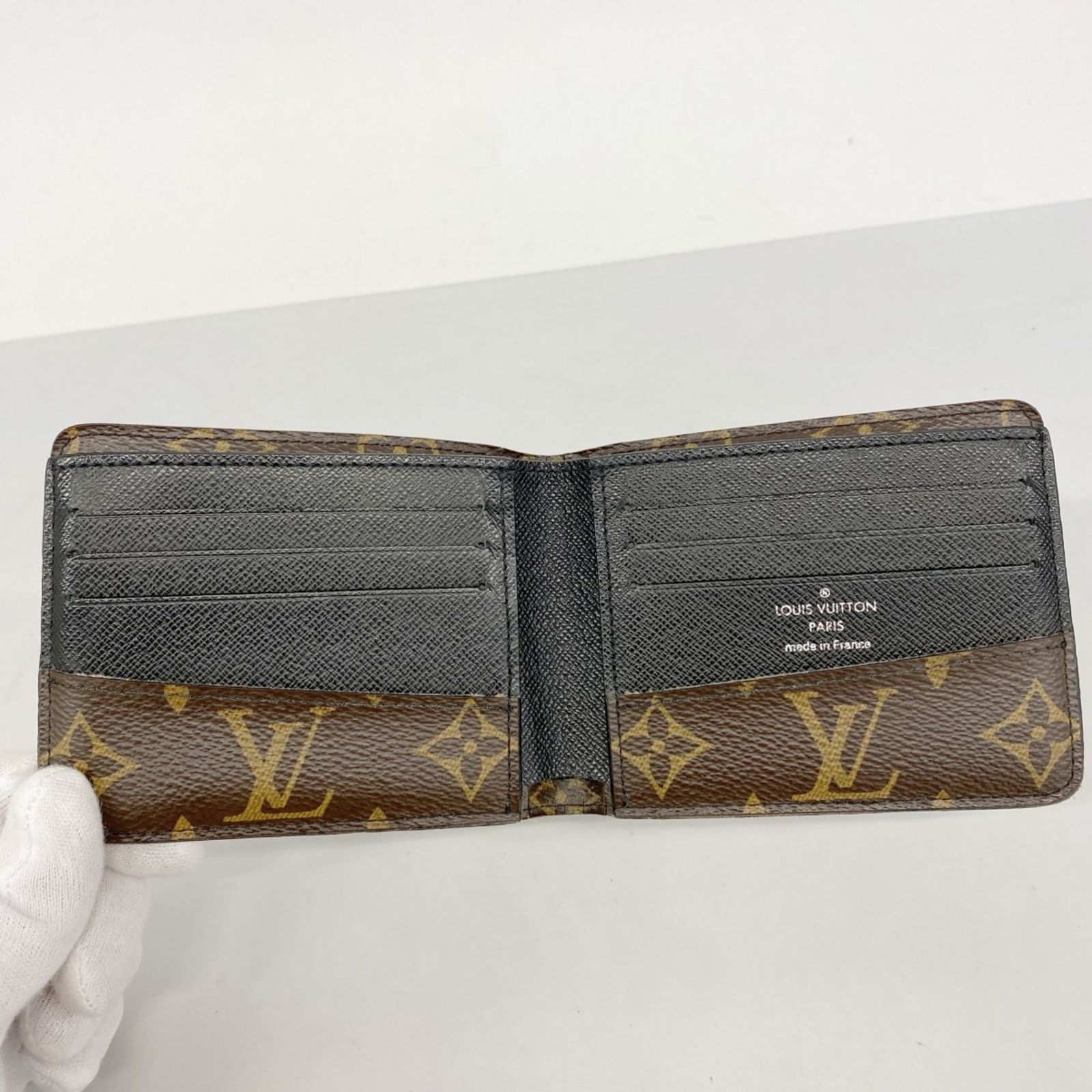 Louis Vuitton マカサーポルトフォイユガスパル M93801 楽天市場】【財布】LOUIS VUITTON ルイ ヴィトン モノグラムマカサー