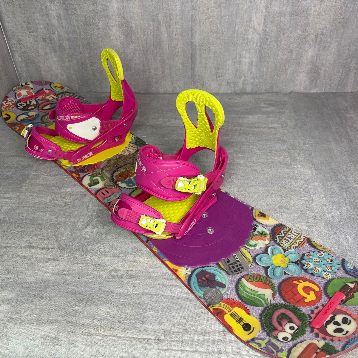 BURTON バートン chicklet 120cm ジュニアスノーボード3点セット