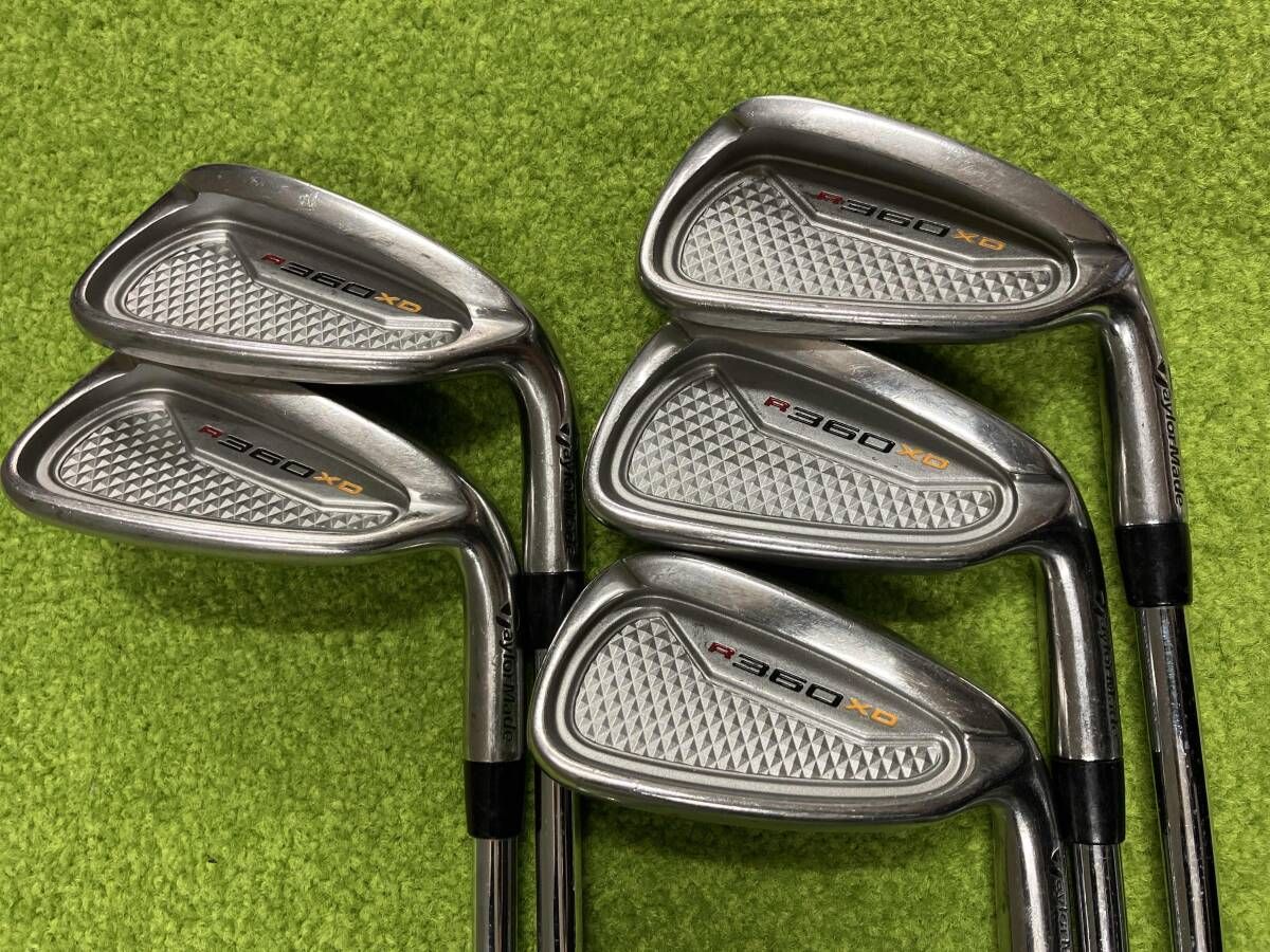 TaylorMade R360XD (2005) フレックスS 5-9,P 5本セット アイアン