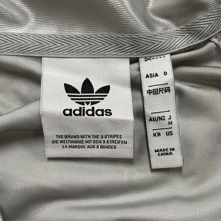 adidas (アディダス) ⑤ メガブレイクジャケット メンズ シルバー M