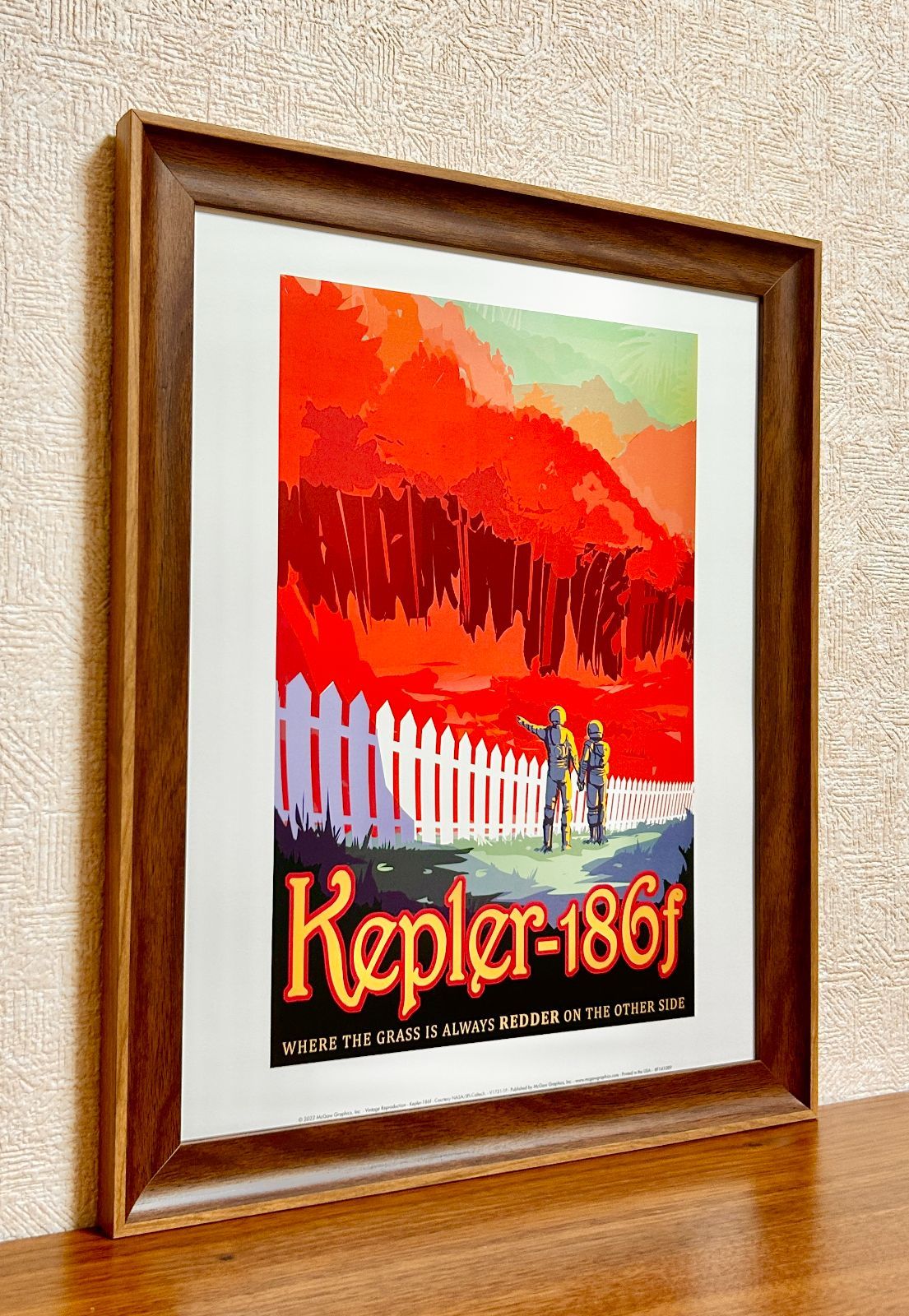 新品☆額縁付アートポスター☆Vintage Reproduction（ヴィンテージ・リ