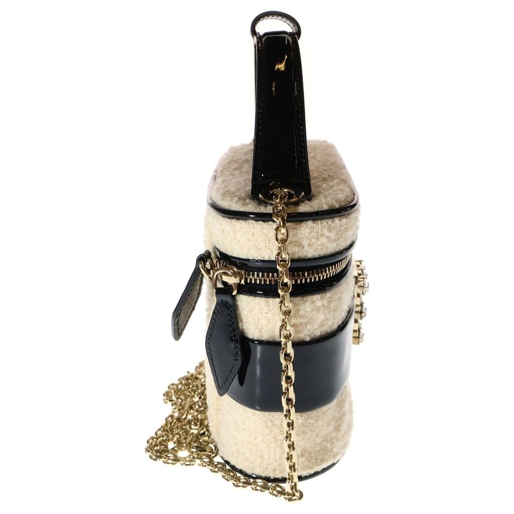 ロジェヴィヴィエ　ツイード&パテントバニティバッグ Roger Vivier (ロジェヴィヴィエ) ツイード パテントレザー 2WAY