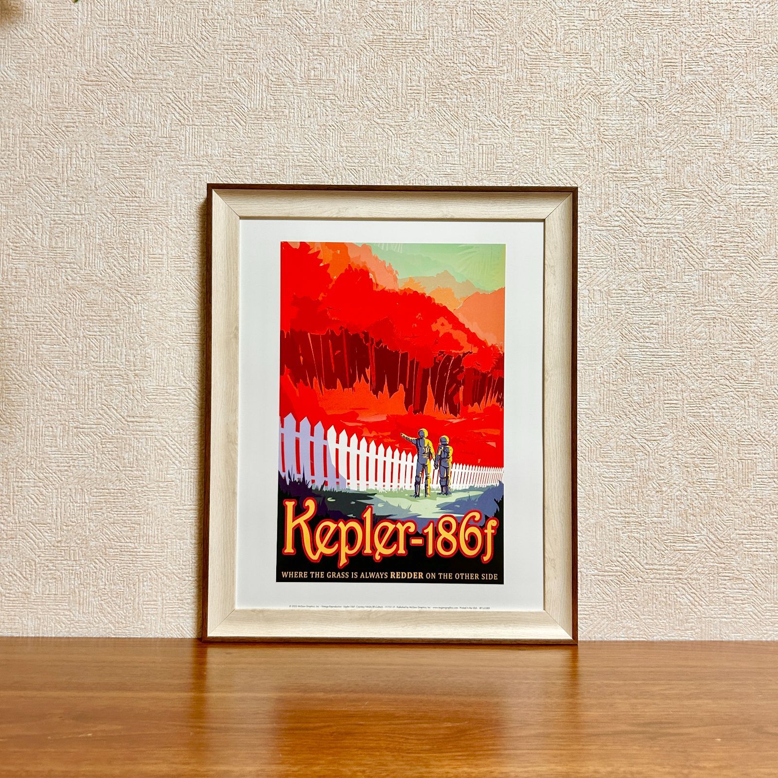 新品☆額縁付アートポスター☆Vintage Reproduction（ヴィンテージ・リ