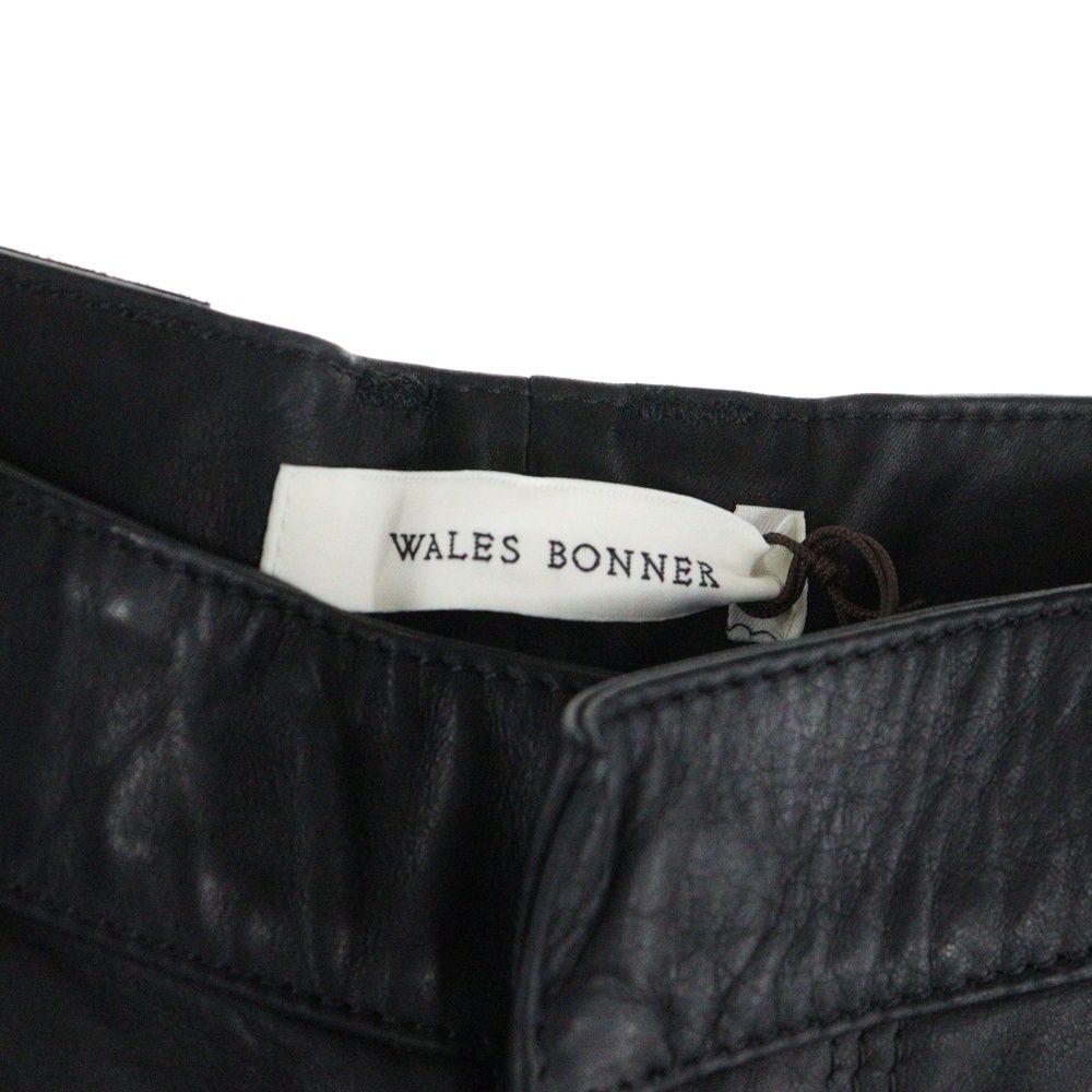 Wales Bonner (ウェールズ ボナー) 25SS LEATHER RIDER IVY SHORTS