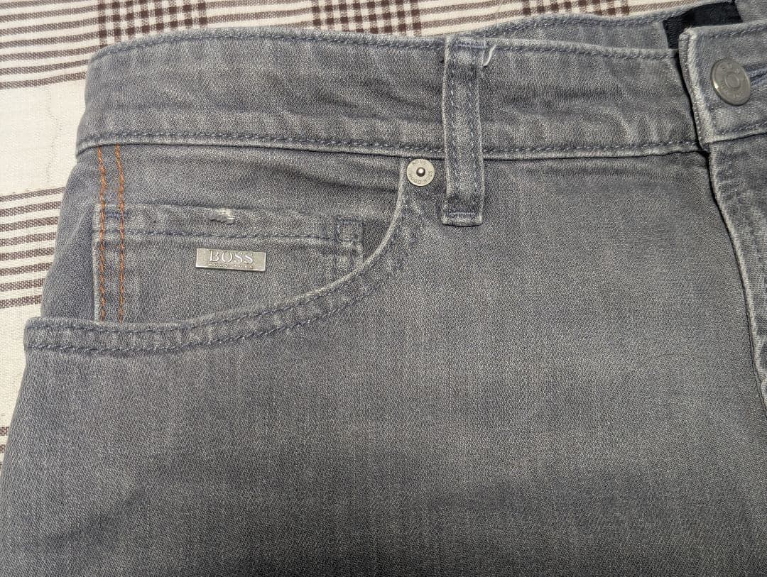 BOSSデニムパンツジーンズ33股下89㎝グレー HH01788 2026年最新】Hugo 
