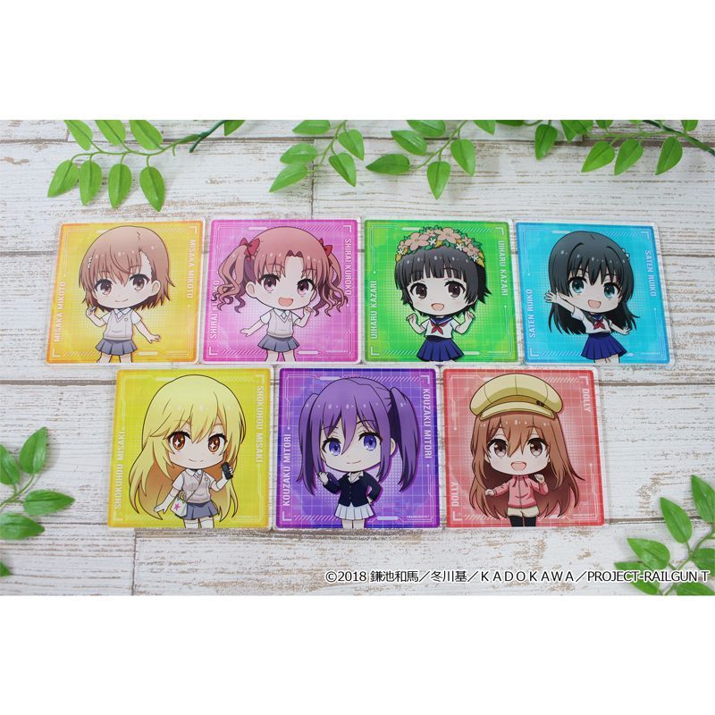 新品/公式】とある科学の超電磁砲T_ぷちちょこアクリルコースター