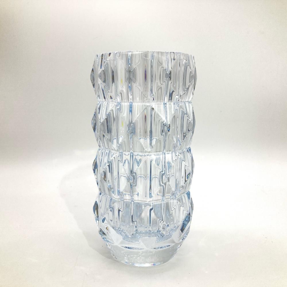 バカラ Baccarat ルクソール ベース 花瓶 フラワーベース クリア 15cm