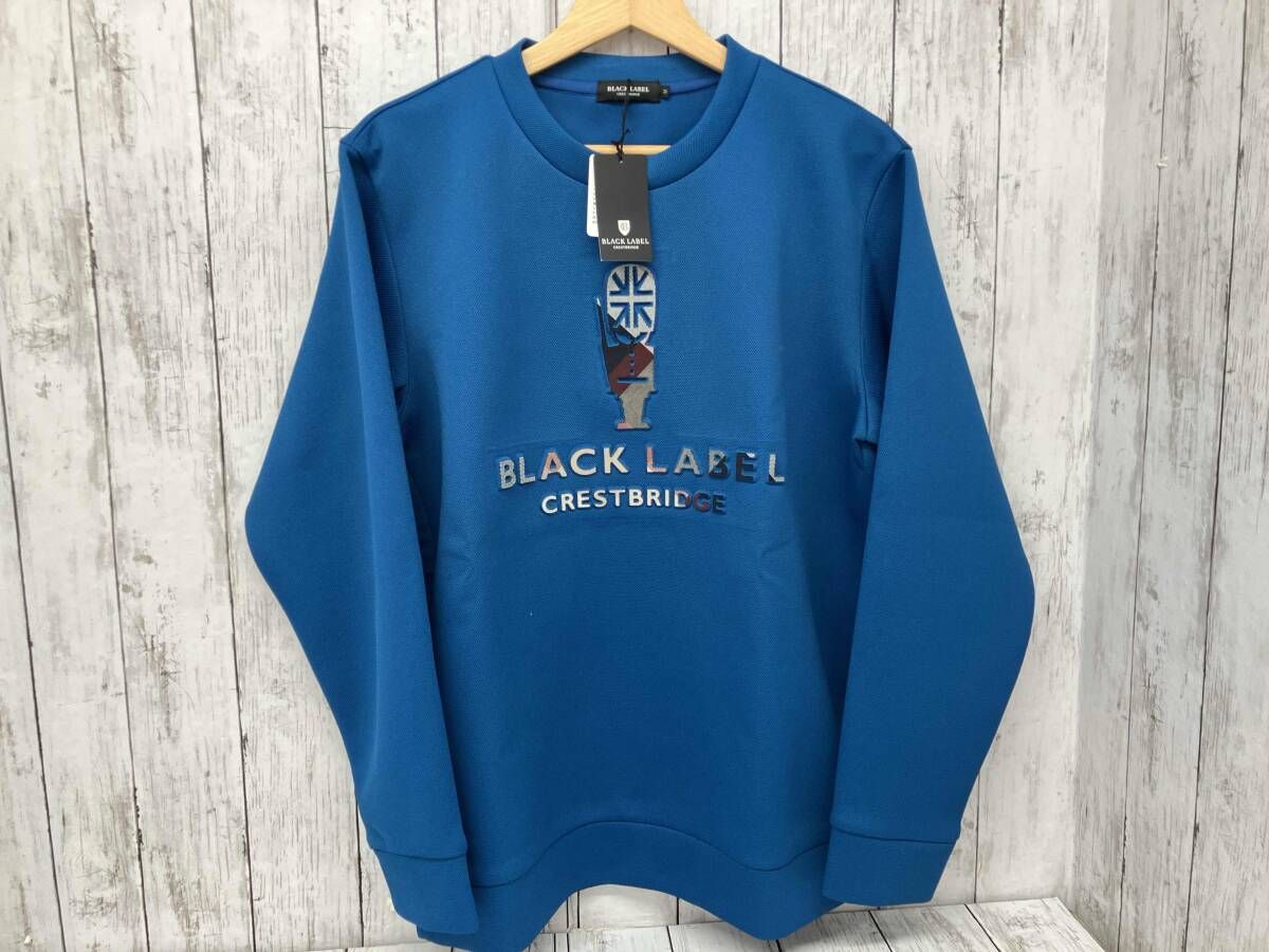 BLACK LABEL CRESTBRIDGE／スウェット／エンボスチェックグラフィック 