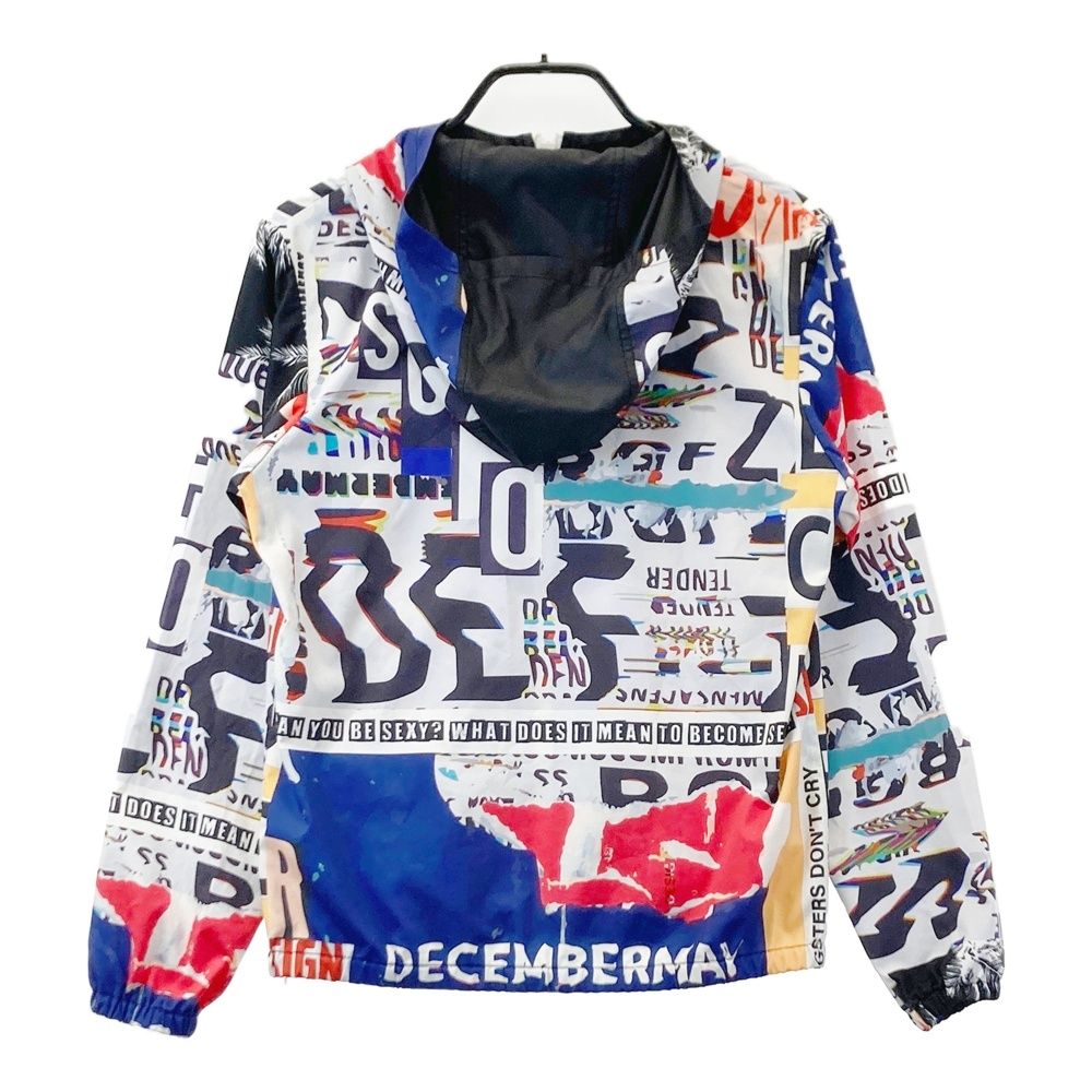 サイズ：M DECEMBERMAY ディセンバーメイ ジップパーカー 総柄