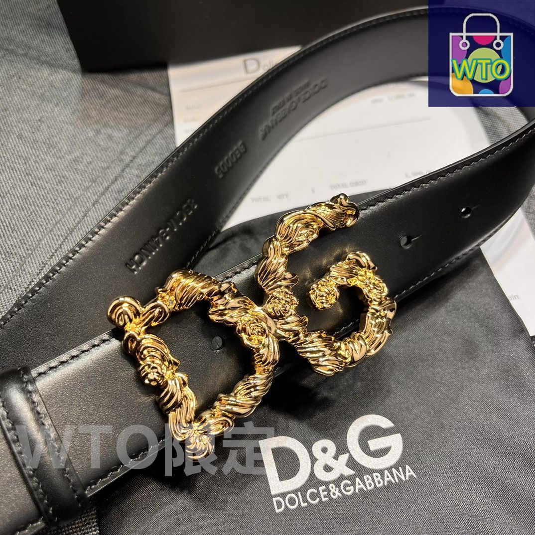 今日特価】Dolce&Gabbana DG レザーベルト - メルカリ