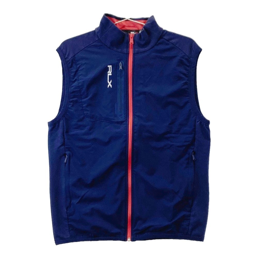2 / 6 ＲＬＸ ラルフローレン ゴルフ 防風ベスト【ネイビー/Ｌ】新品！ サイズ：S RLX ラルフローレン ジップベスト ネイビー系 [240101565644
