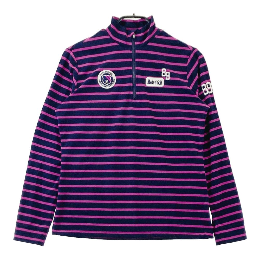 サイズ：2 PEARLY GATES パーリーゲイツ 長袖ハーフジップTシャツ