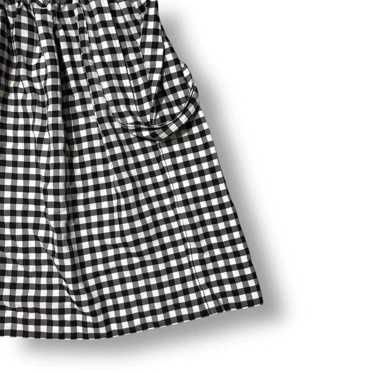 24ss BLACK COMME des GARCONS Gingham Check skirt ギンガムチェック