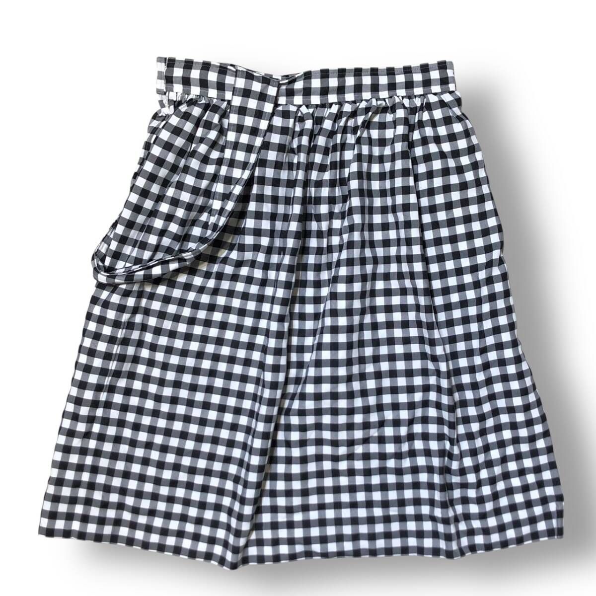 コムデギャルソン　ギンガムチェックスカート 24ss BLACK COMME des GARCONS Gingham Check skirt ギンガムチェック