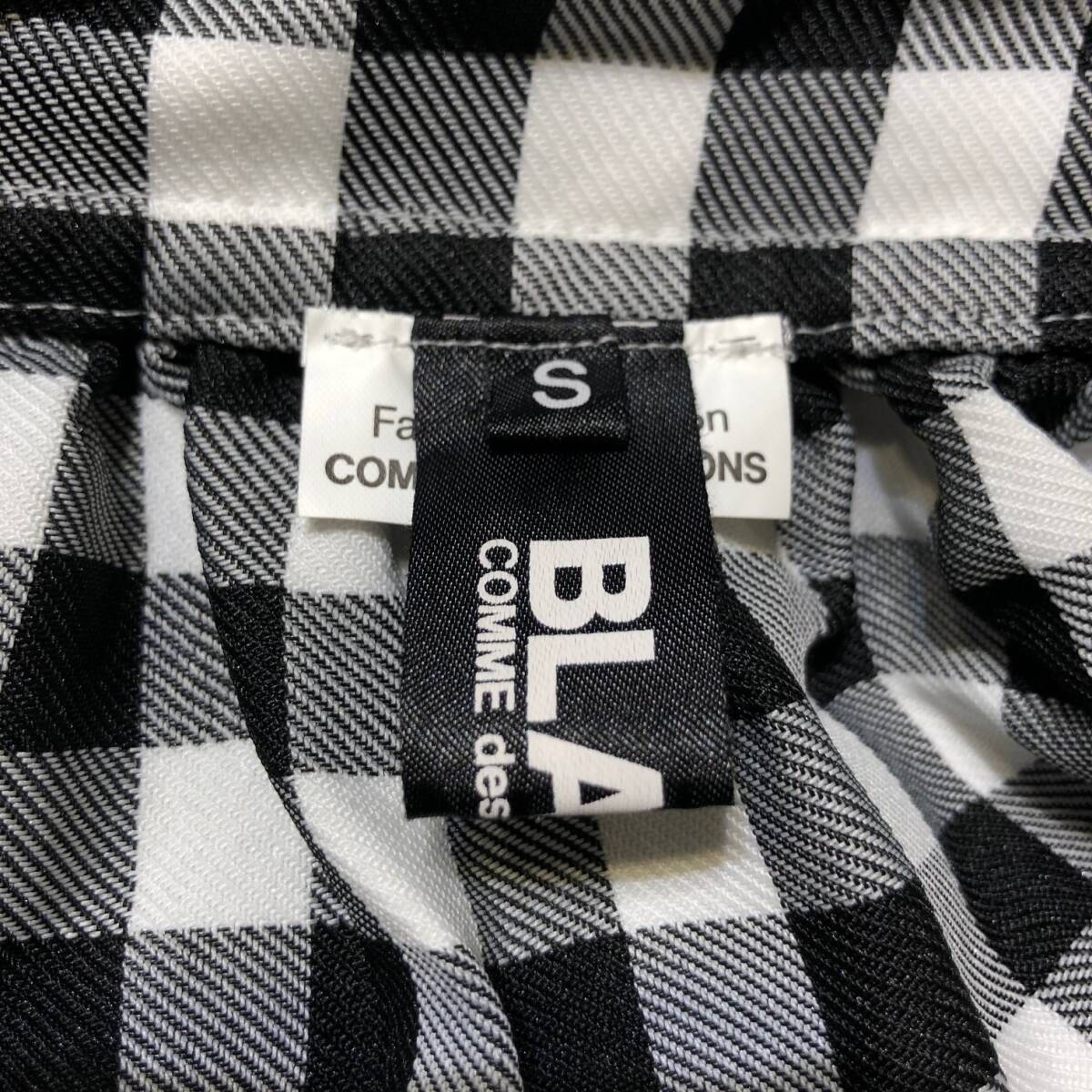 24ss BLACK COMME des GARCONS Gingham Check skirt ギンガムチェック