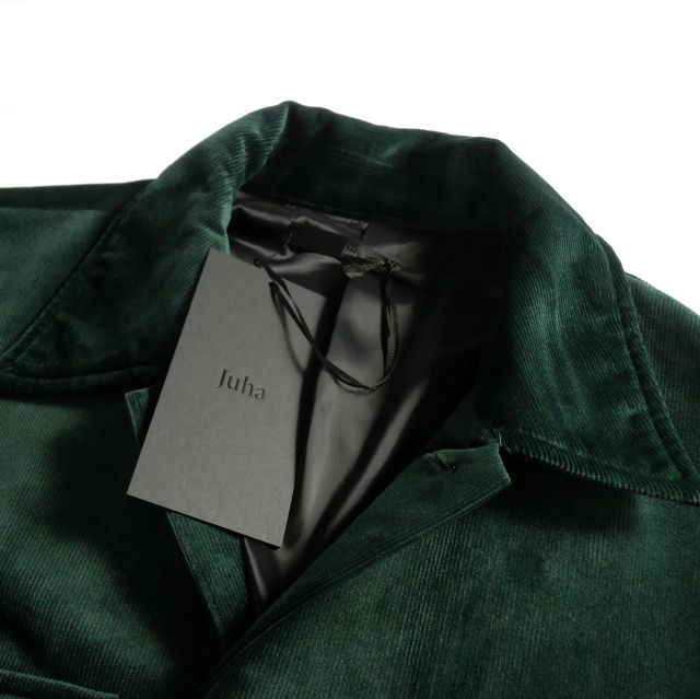 ユハ JUHA 25AW LUSTROUS CORDUROY SHIRT JACKET シャツジャケット  