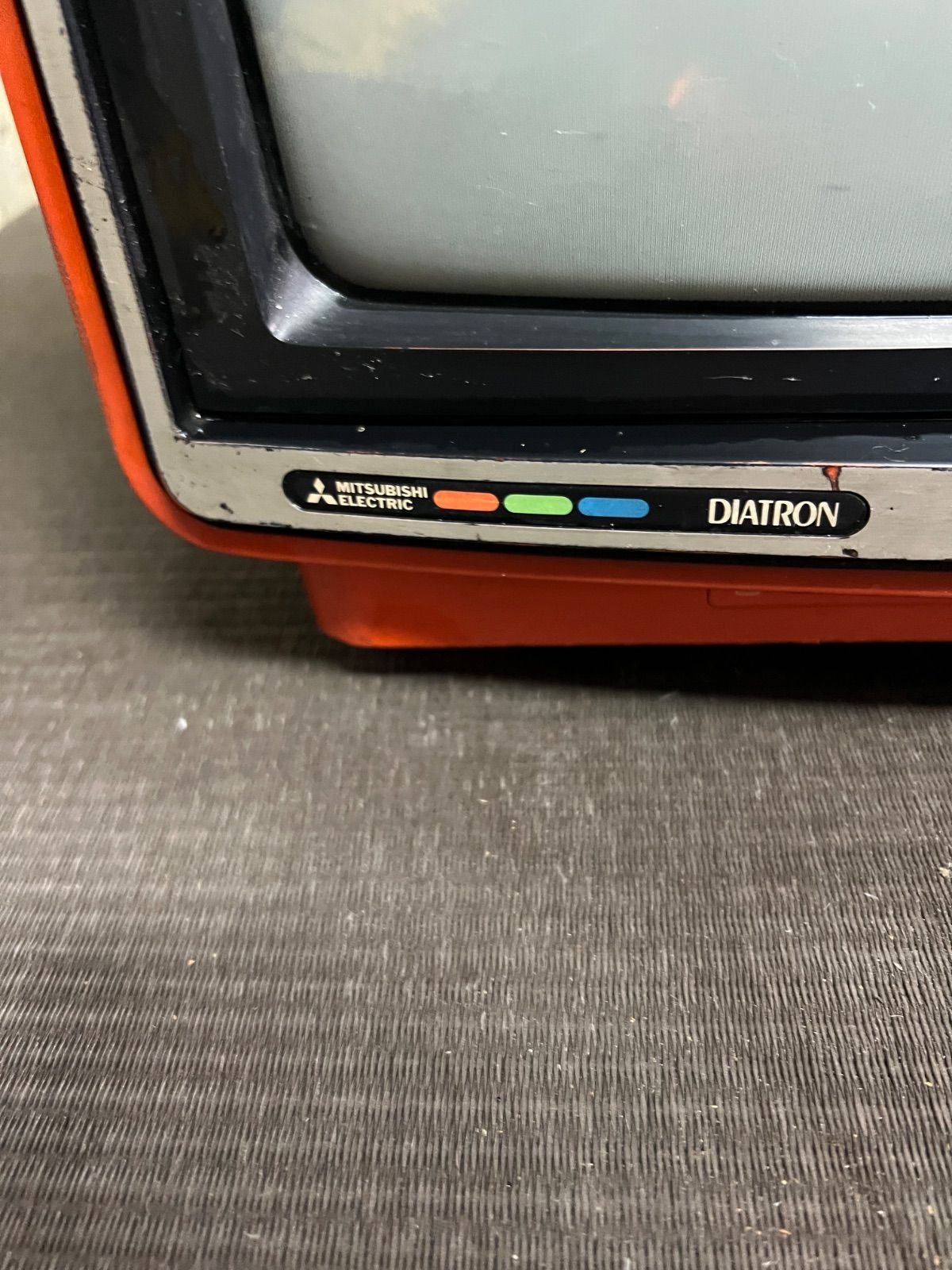 ⭐︎ 昭和 レトロ MITSUBISHI ブラウン管 テレビ ポータブル 14GP_10L