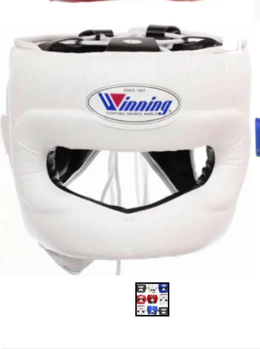 ウィニング FG5000 FACE GUARD ヘッドギア 白 (コ保護) ヘッドギア