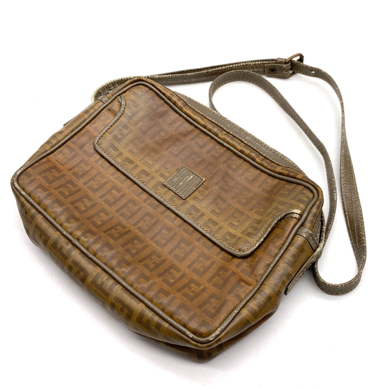 訳あり】FENDI ショルダーバッグ ズッカ柄 - メルカリ