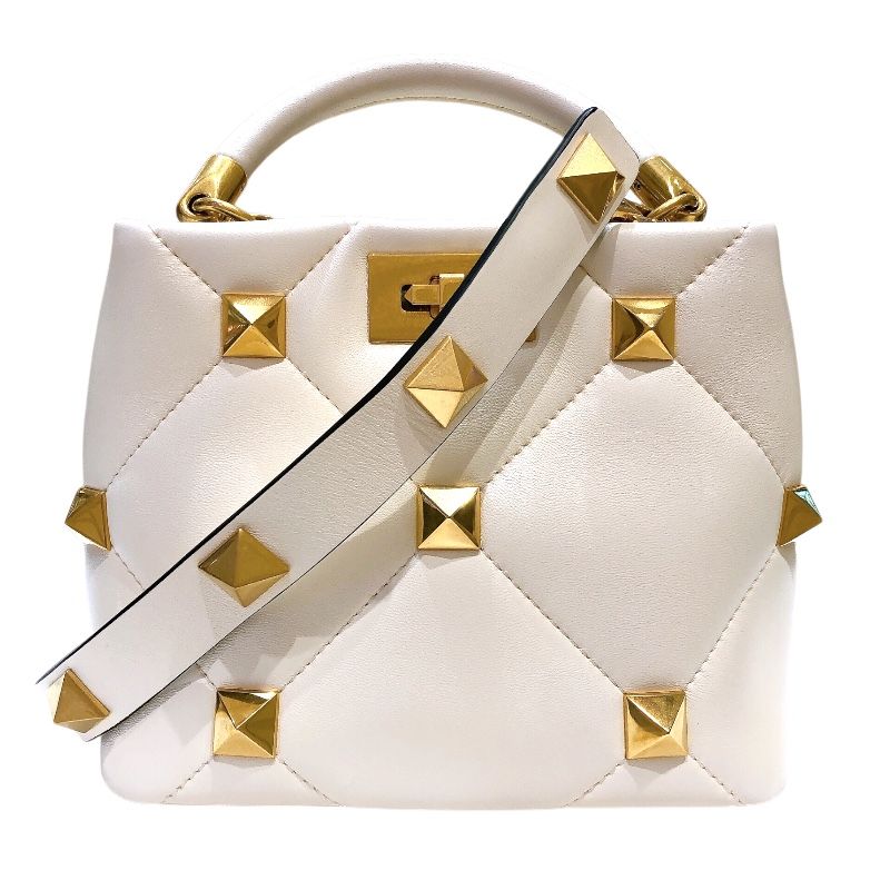 ヴァレンティノ ローマンスタッズ ショルダーバッグ ハンドバッグ 2WAY