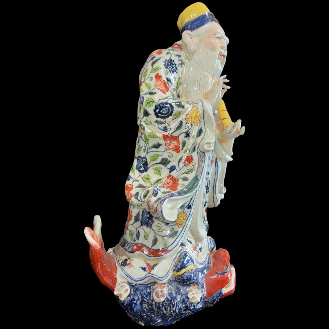 某有名資産家購入品 中国美術 七宝 手描き 大明宣徳年製 貴人 龍 華