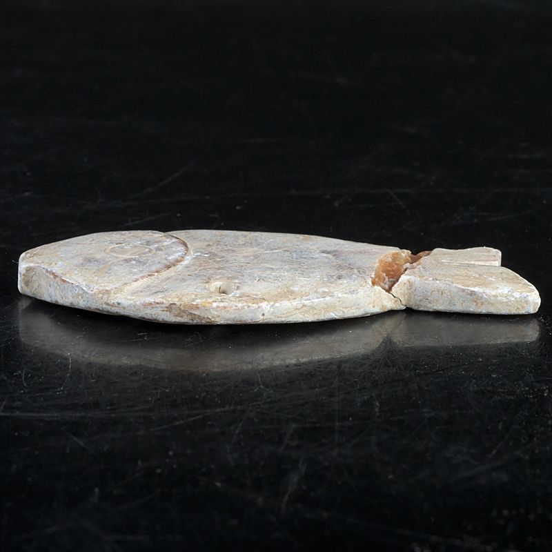 中国 玉石寿山石彫刻 魚 玉器 玉牌 根付 C S328 - メルカリ