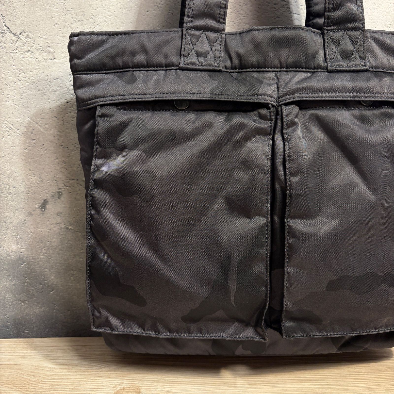 ✨PORTER TANKER 30周年 迷彩 トートバッグ✨ 美品 カモフラ 吉田