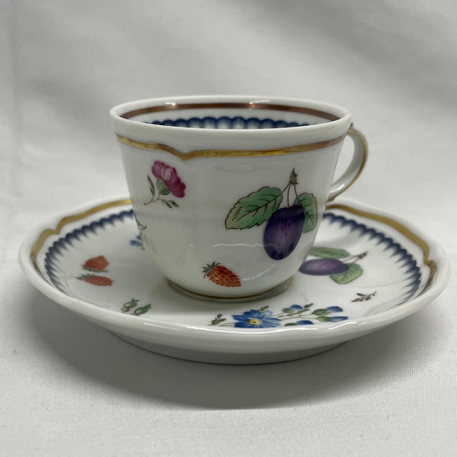 ◇ Richard Ginori カップ＆ソーサー 【使用感少なめ/保管品】【箱無し