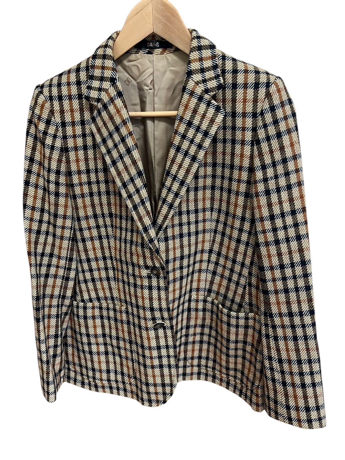 DAKS ダックス ジャケット テーラードジャケット 黒 ブラック ベージュ 