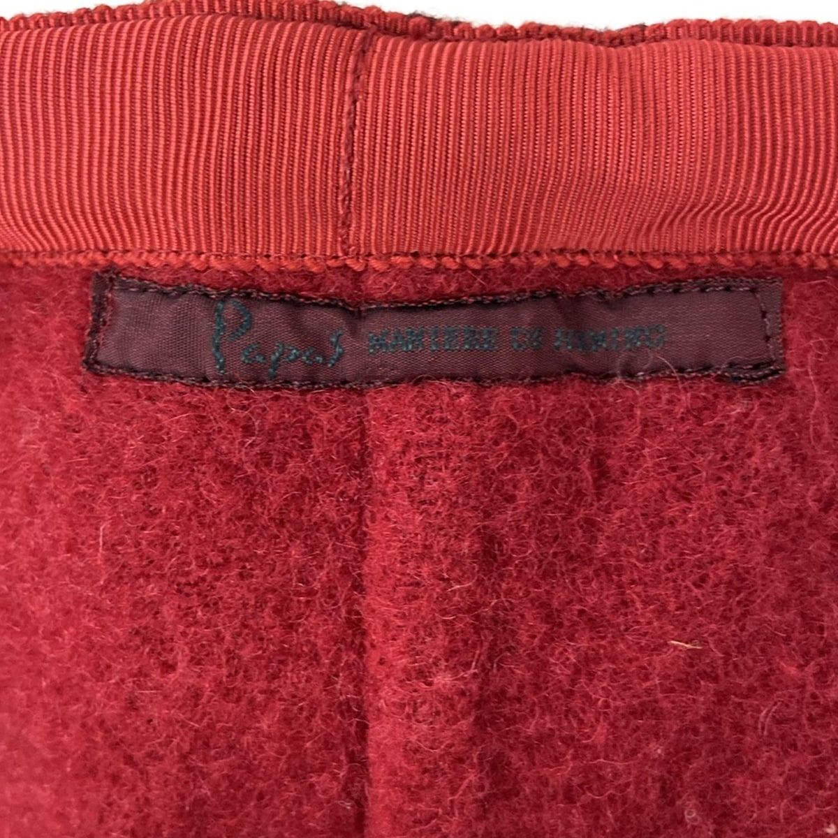 Papas(パパス) ダッフルコート サイズM メンズ美品 - レッド 長袖