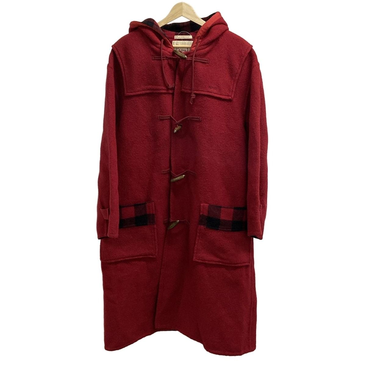 Papas(パパス) ダッフルコート サイズM メンズ美品 - レッド 長袖