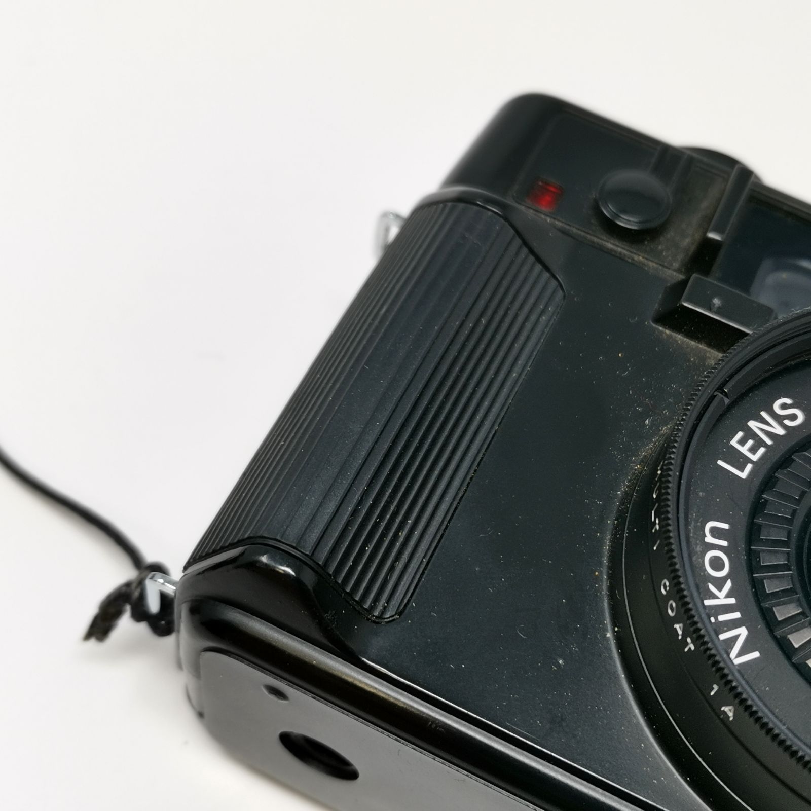  ニコン L 35 フィルムカメラ 通電 済み フィルムないため動作未 ブラック ソフトケース付き 管理番号 コンパクトカメラ(フィルム) フィルムカメラ