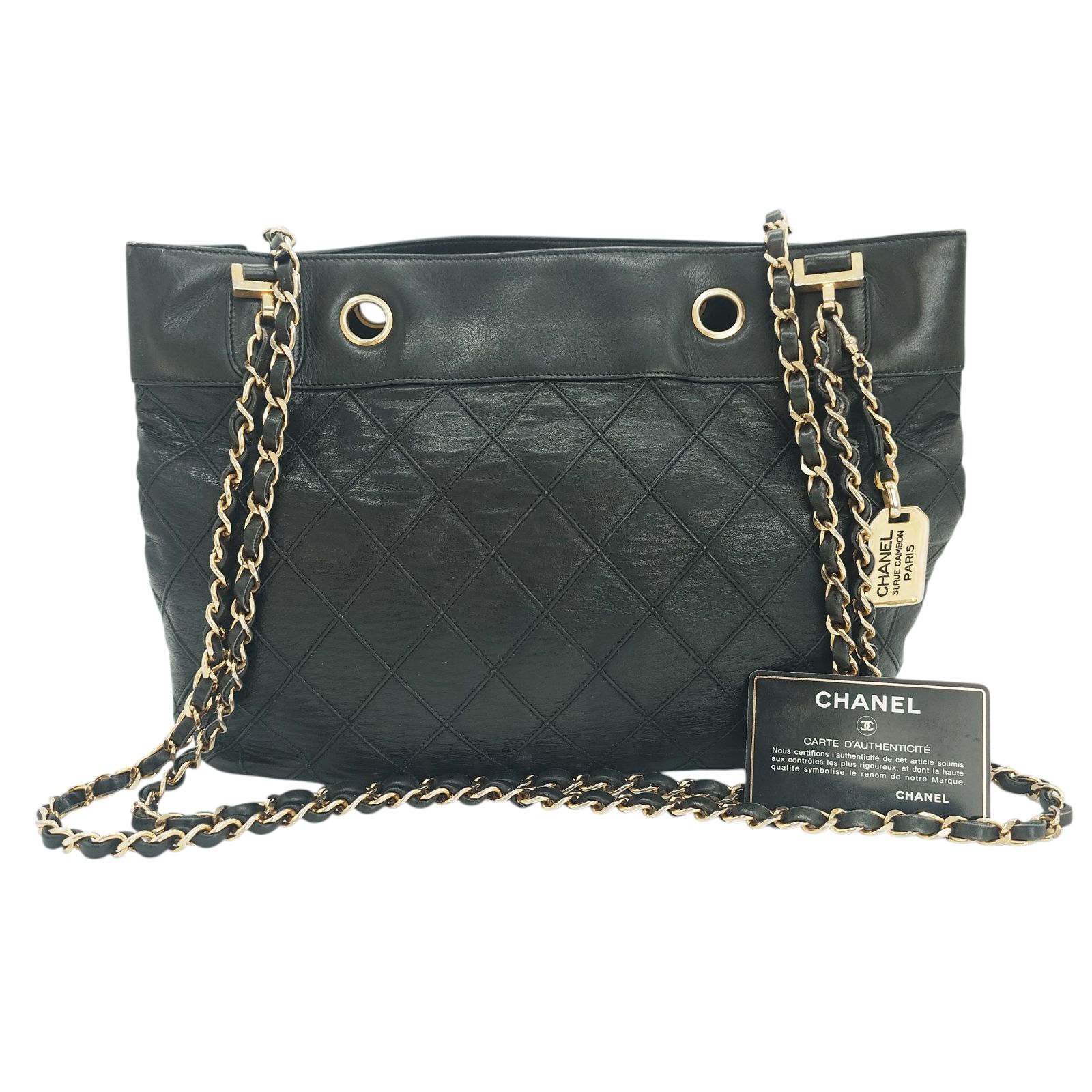 シャネル ビコローレ チェーンショルダーバッグ ブラック CHANEL ヴィンテージ シャネル ビコローレ チェーンショルダーバッグ