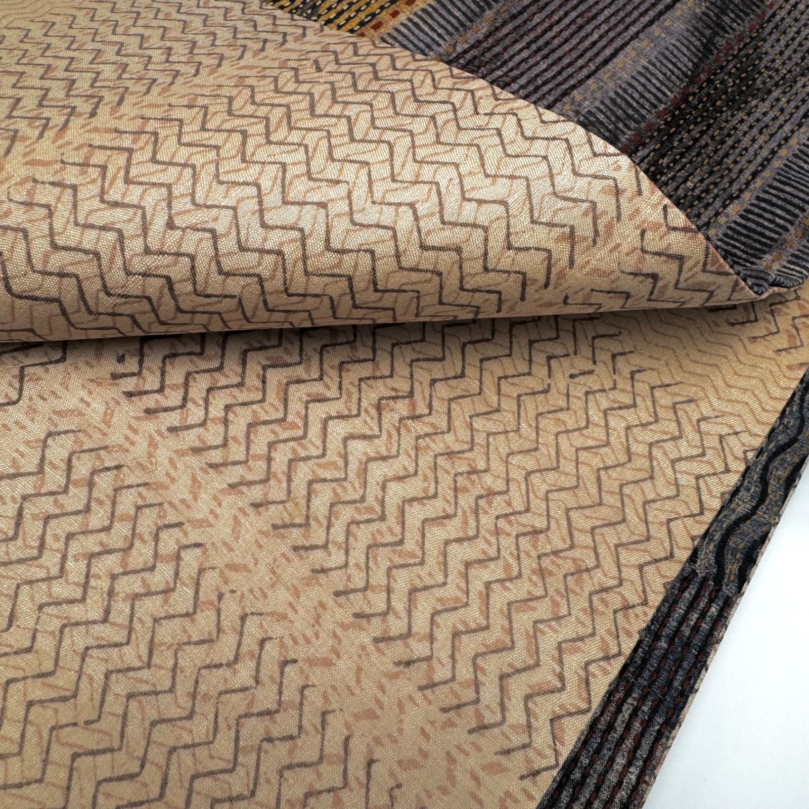 タッサーシルク 半幅帯 「凛」 カンタ刺し 0148 - メルカリ