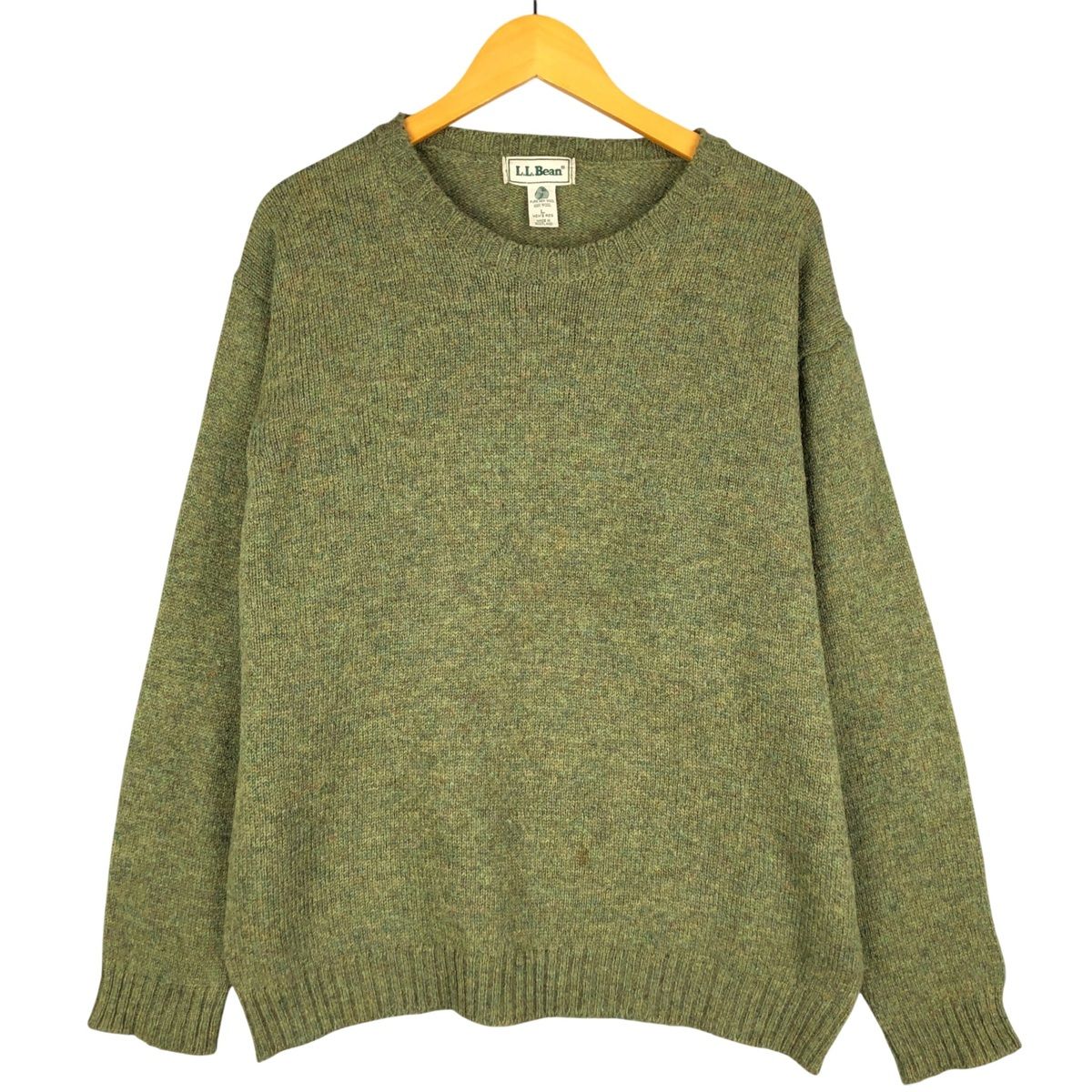 古着 70~80年代 エルエルビーン L.L.Bean ウールニットセーター メンズ 