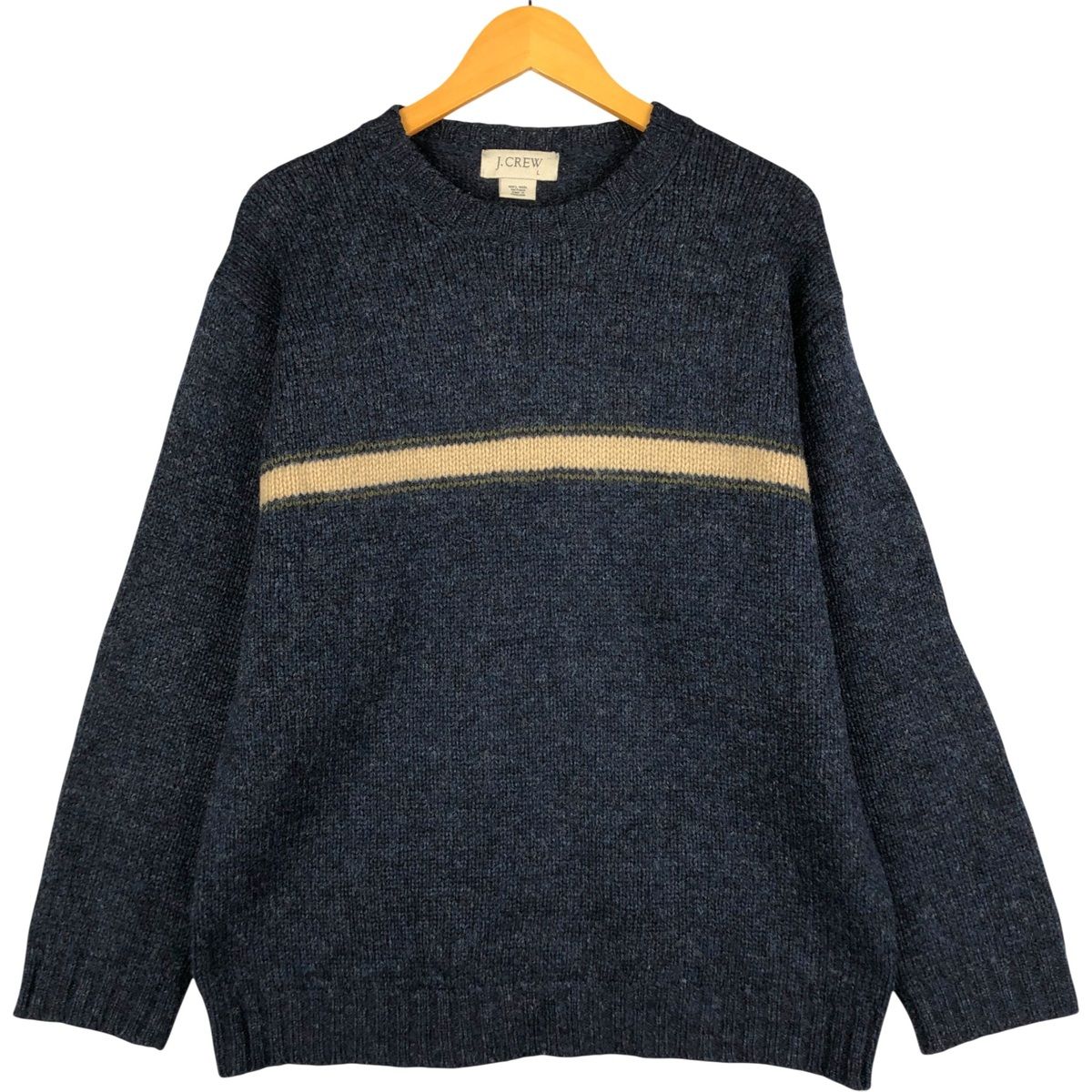 古着 90年代 ジェイクルー J.Crew ウールニットセーター メンズL相当 