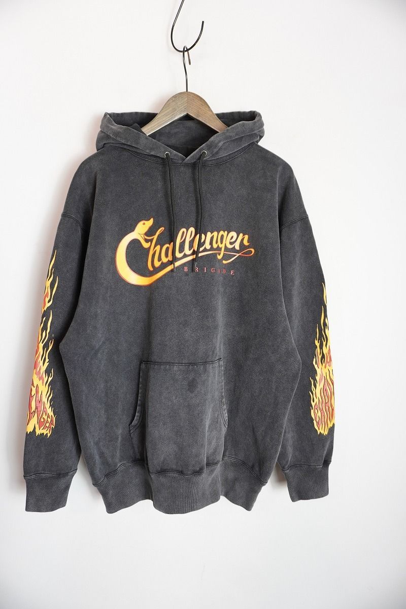 美品 25AW CHALLENGER チャレンジャー SNAKING LOGO HOODIE