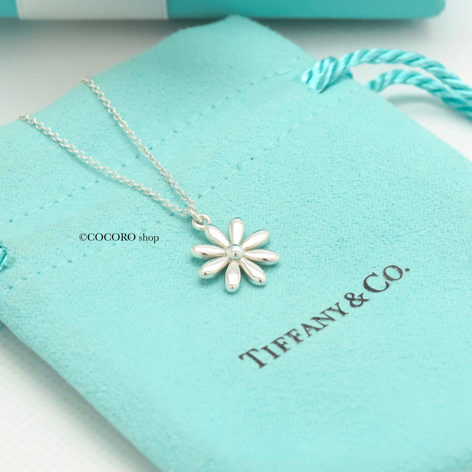 美品】ティファニー TIFFANY&Co. デイジー フラワー 花 ネックレス