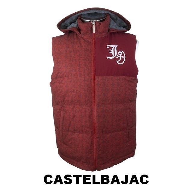 カステルバジャック CASTELBAJAC 軽量ダウンベスト 7215417103-1 アカ