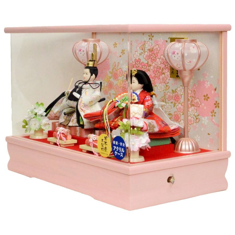 雛人形 ケース入り 桃姫 三五 親王飾り 雛人形 ケース入り 桃姫 三五 親王飾り