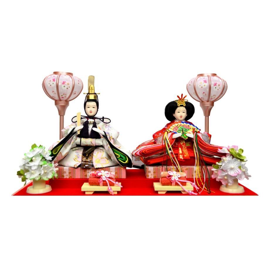 ひな人形】親王ケース飾り 『北寿』223-KT-232 姫華 ※アクリルケース