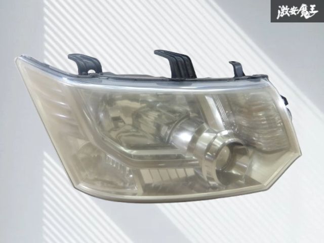レンズ割れ無し!!】三菱 純正 CV5W デリカD5 HID ヘッドライト ヘッド