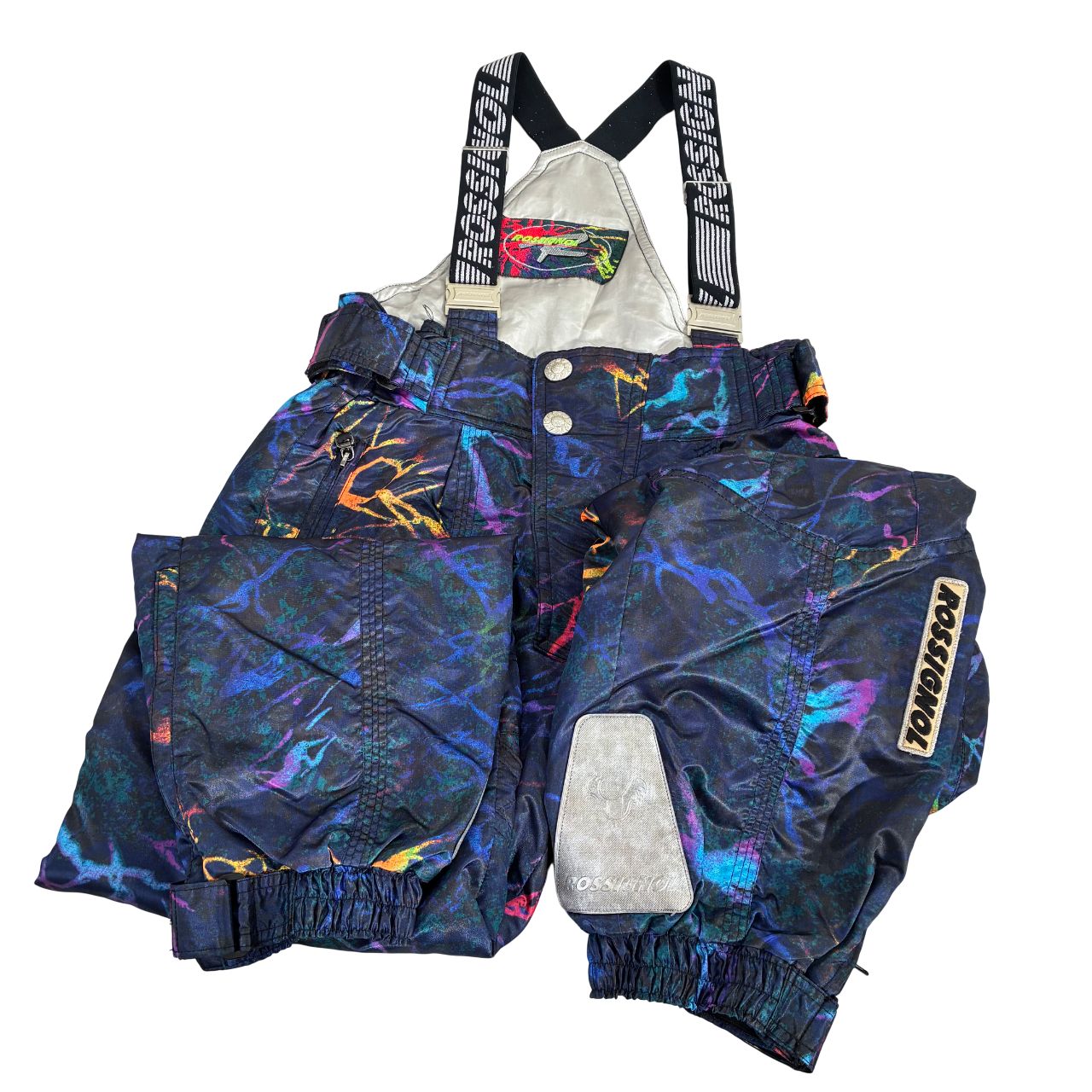 【ロシニョール】スキーウェア ボトムス ヴィンテージ ビブパンツ スノボ メンズ ☆ロシニョール スキーウェア ヴィンテージ ビブパンツ ボトムス