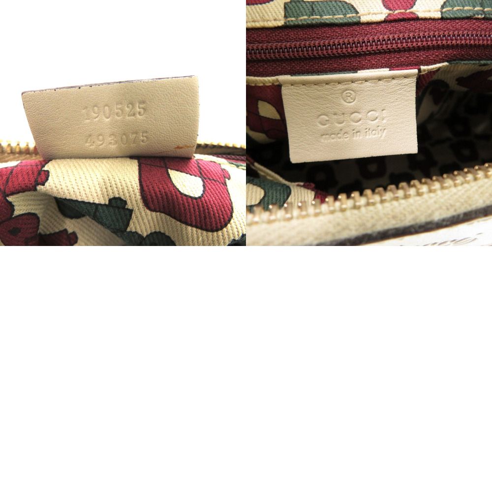 美品 グッチ グッチシマ アビー 190525 レザー アイボリー ショルダー