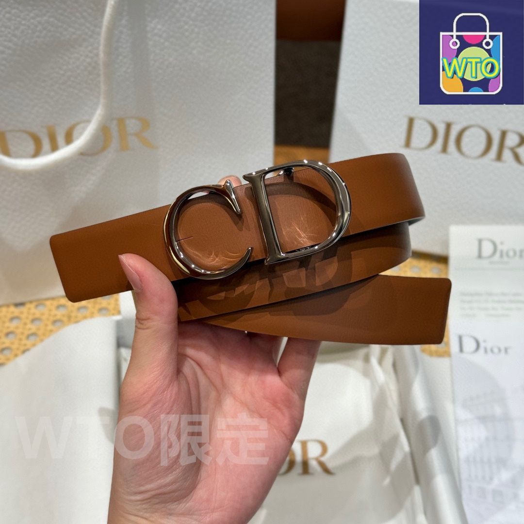 今日特価】Dior ディオール ダブルフェイスベルト - メルカリ