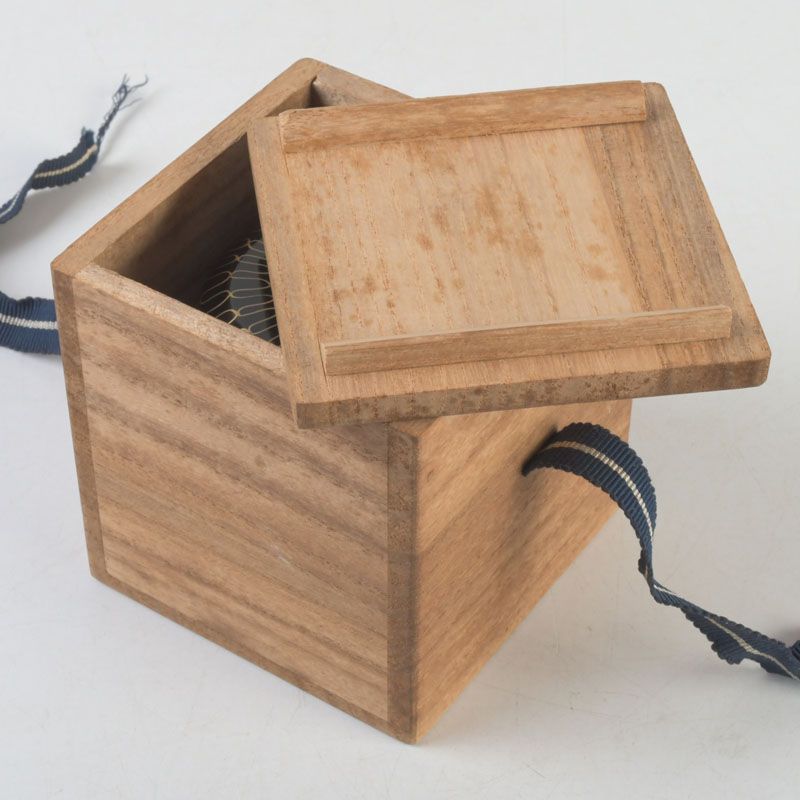 茶道具 黒塗 網目蒔絵 中棗 在銘 共箱 V S334 - メルカリ