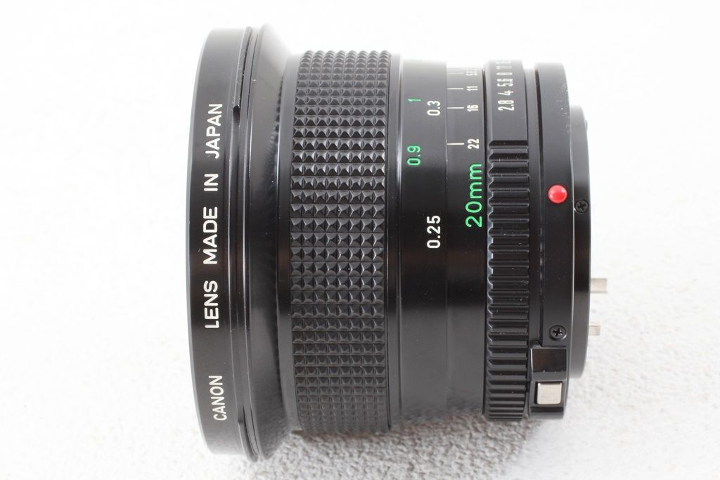 極上品 Canon キヤノン New FD 20mm F2.8 単焦点 超広角 レンズ 【公式