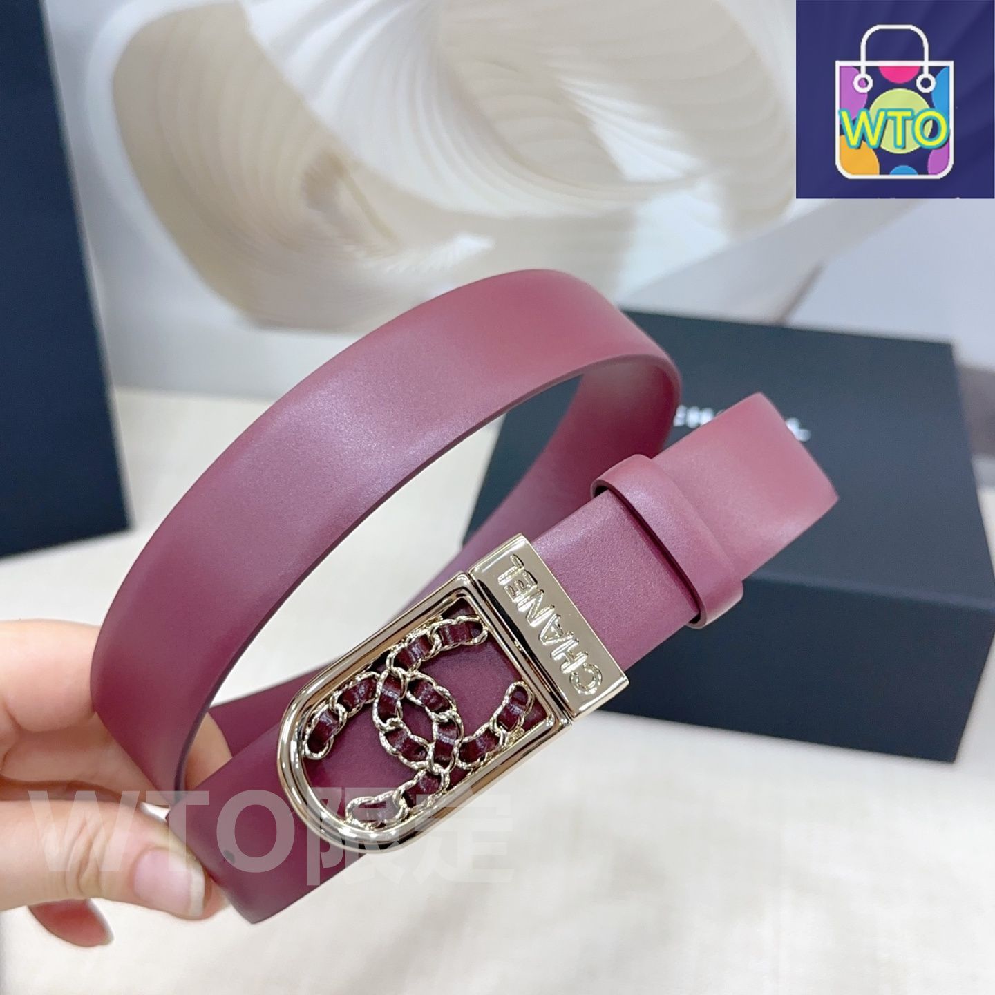 今日特価】Chanel ダブルフェイスレザーベルト-1 - メルカリ