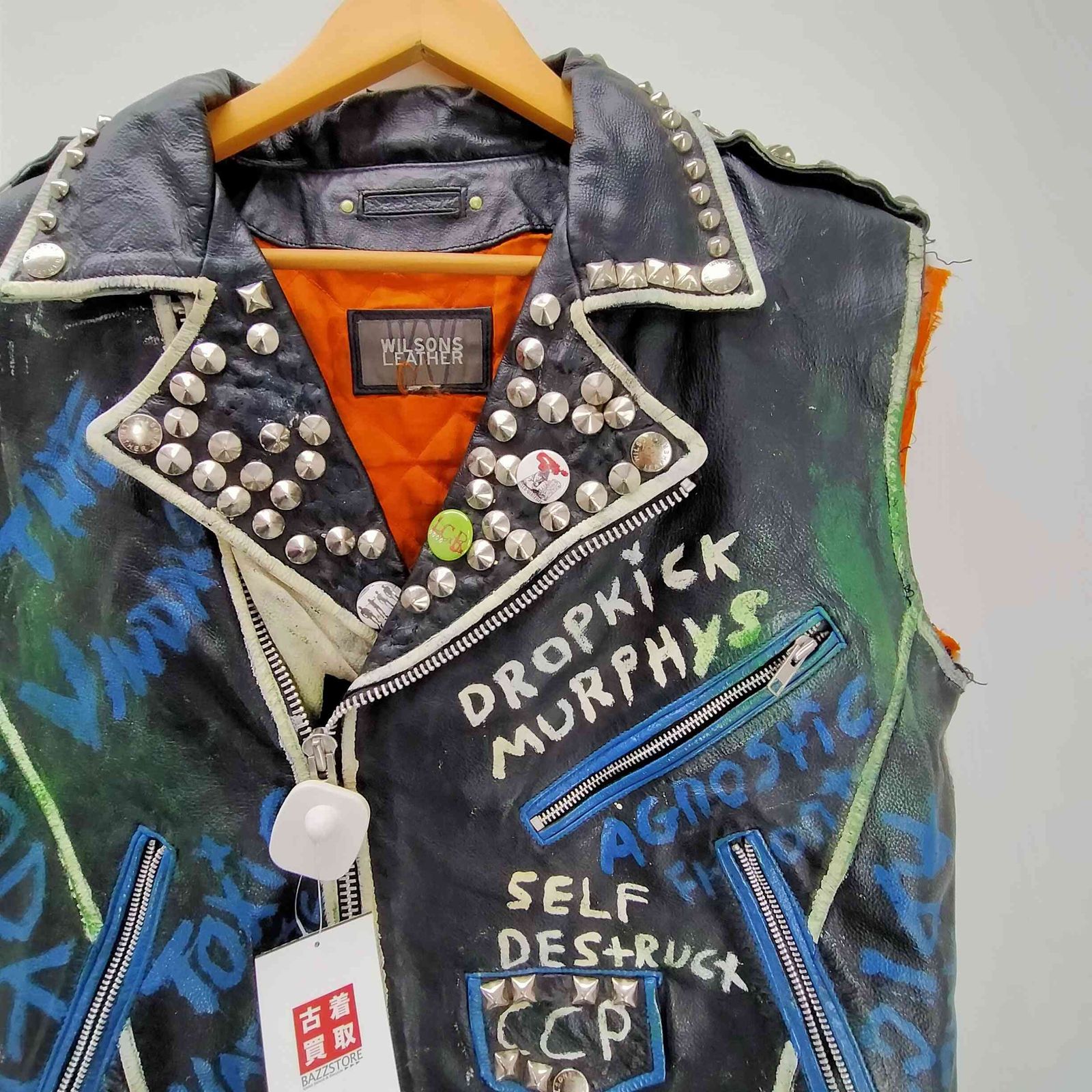 ウィルソン Wilsons Leather 裏地キルティング パッチワーク カット